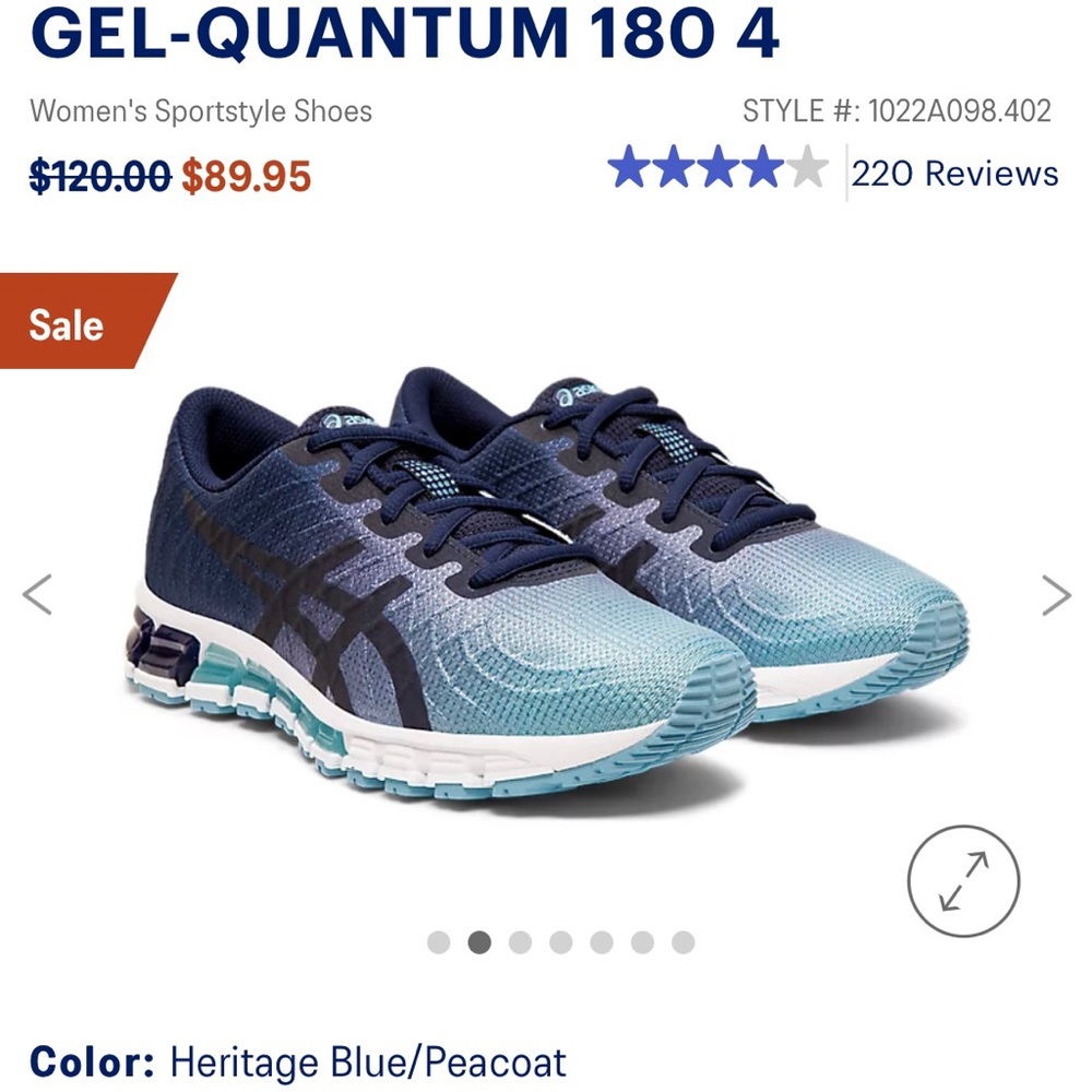 ASICS Gel-Quantum 180 Size 9